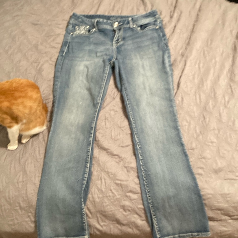 Flare Y2K pocket design pants size 12